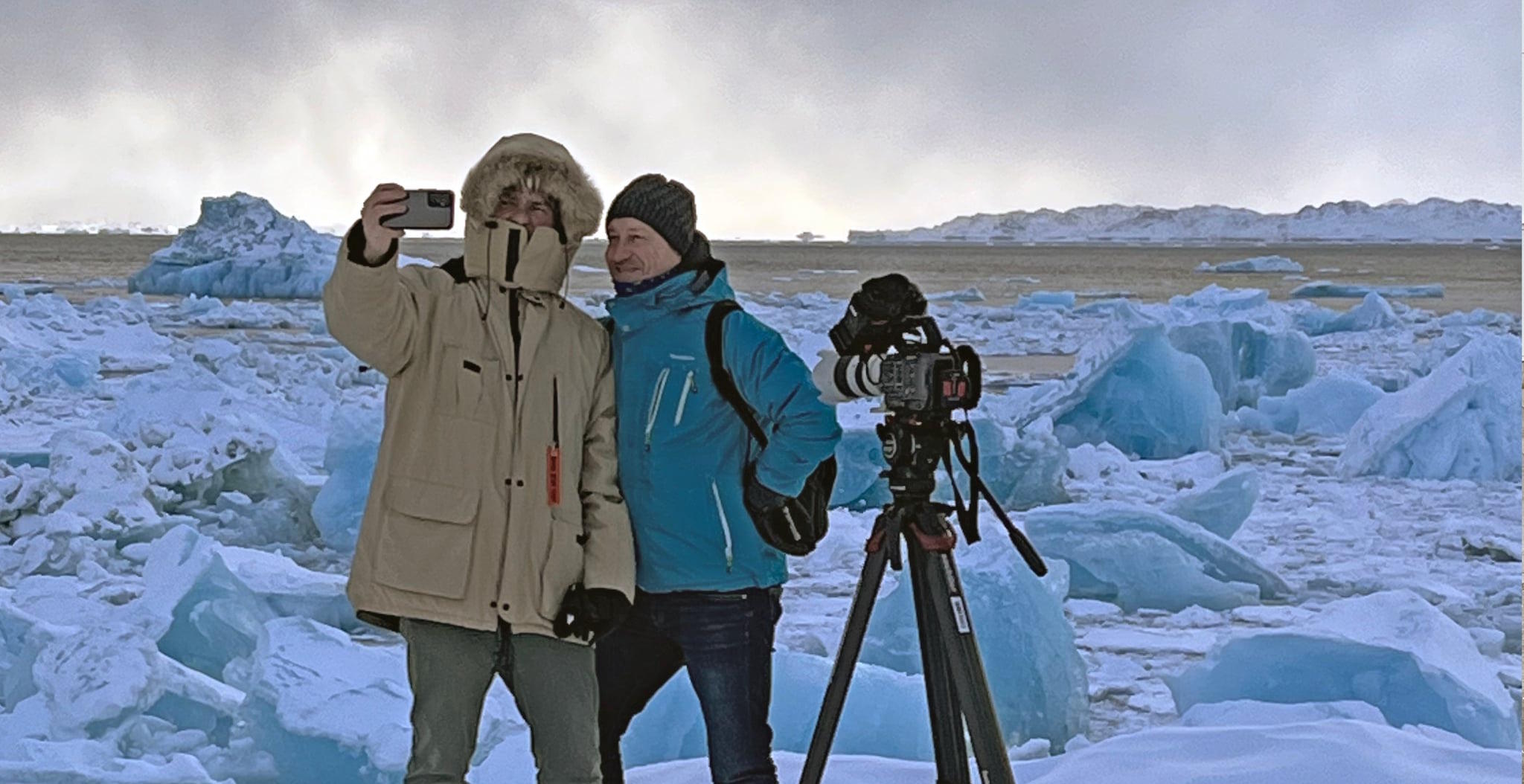 Behind the scenes photo